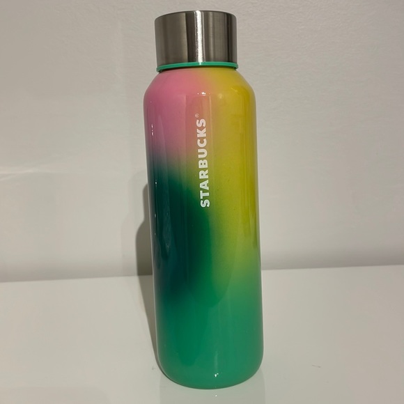 Starbucks Other - New Multi-Coloured Glass Starbucks Water Bottle 20 Fl Oz